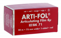 Arti-Fol 8µ rouge 75mm monoface 20m