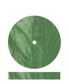 Caoutchouc DEDECO - Meulette - verte grain moyen 5006 - La boîte de 100