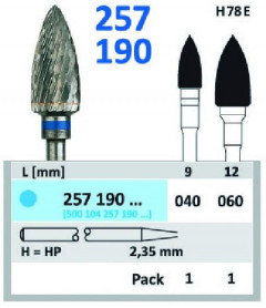 Fraise tungstène HORICO - H78 E - 257 190 - 060 mm - L'unité