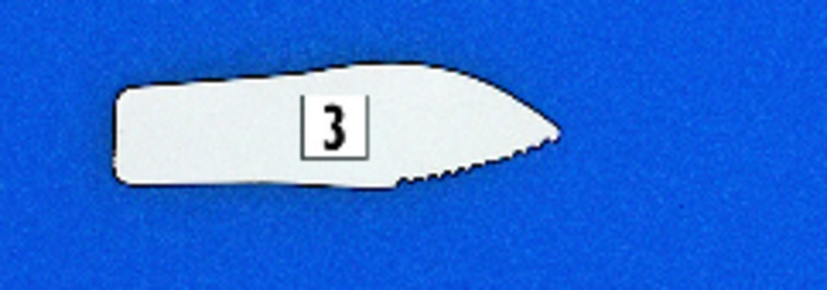 Instrument universel RENFERT - L'étui de 8 lames 