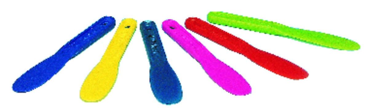 Spatule fluo en plastique ZHERMACK - Lot de 6