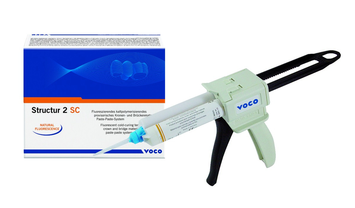 Structur 2 Sc VOCO - Cartouche 76 g + Embouts - Réassort A2