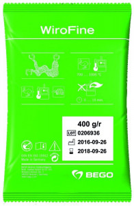 WiroFine BEGO - Le carton de 18 kg (45 x 400 g)