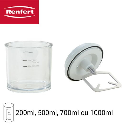 Bols de mélange avec malaxeur RENFERT
