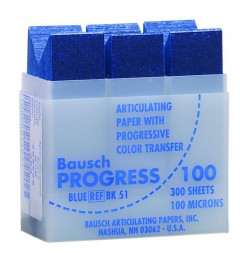 Papier Progress 100, 100µ, BAUSCH - BK51 - bleu - Boîte de 300 feuilles