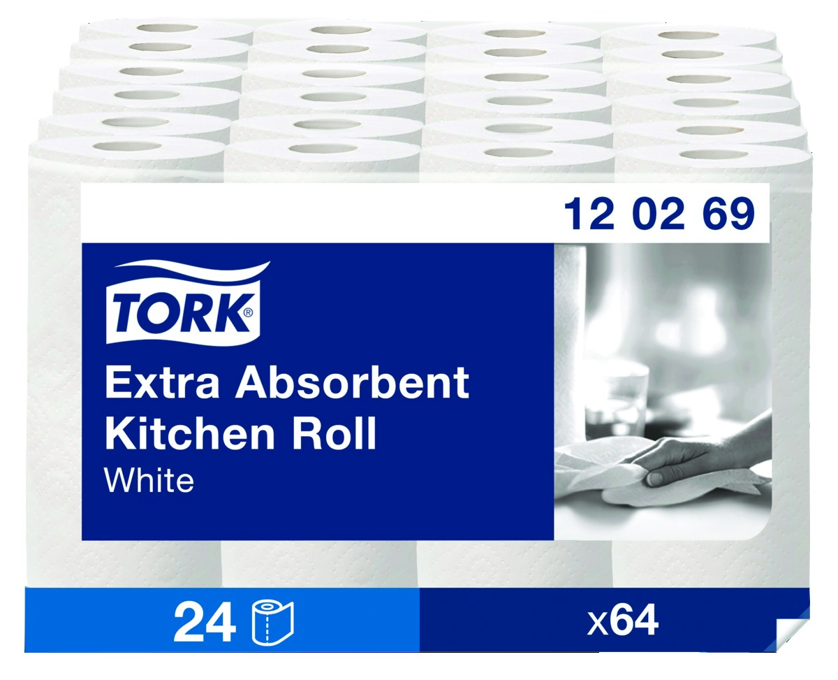 Essuie-tout TORK- Le carton de 24 rouleaux