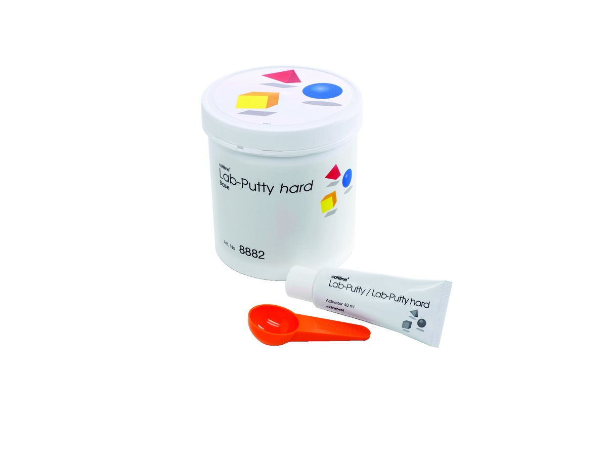 Silicone Lab-Putty Hard COLTENE - Le pot de 1,8 kg + 1 catalyseur