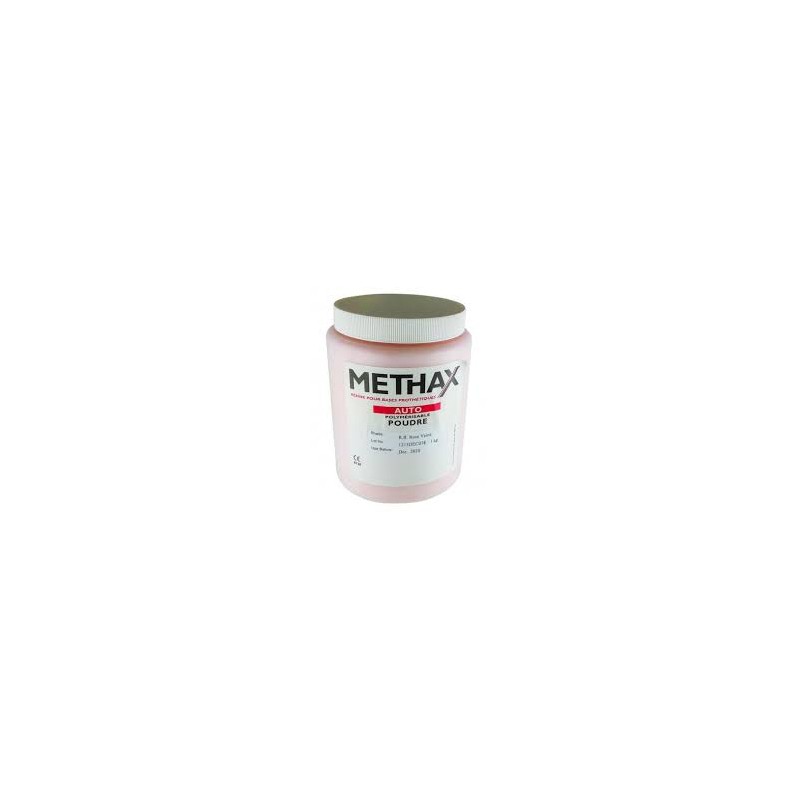Résine auto poudre rose veinée 1Kg METHAX