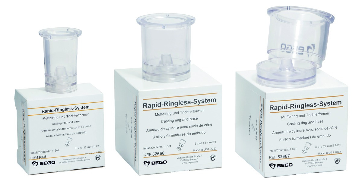 Système Rapid Ringless BEGO - Le cylindre + base avec cône - Taille 1