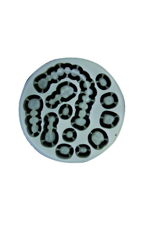 Disques de cire Yeti Dental Gris - normal - 14 mm