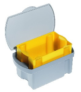 Hygobox anthracite + tamis jaune DURR DENTAL