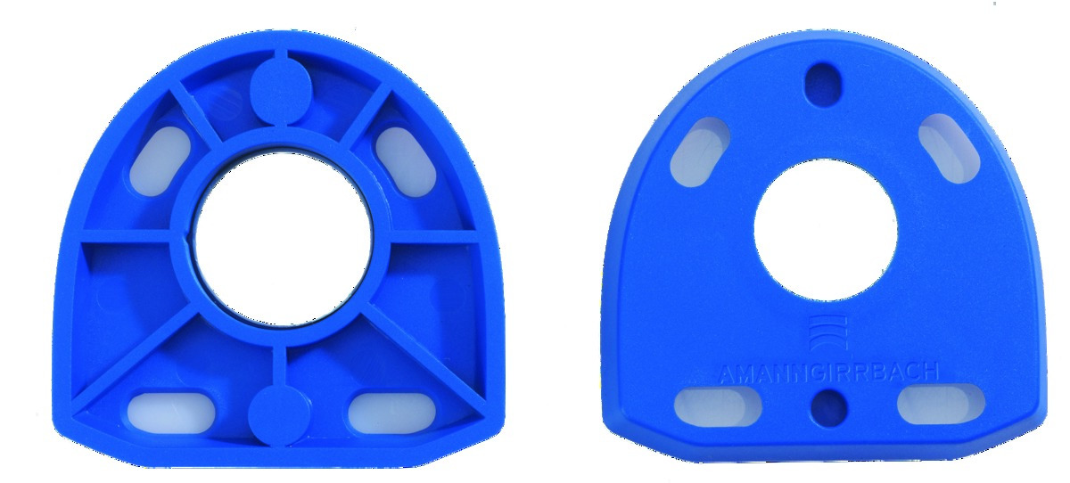  Plaques porte-modèle bleues pour Artex x50 AMANN GIRRBACH