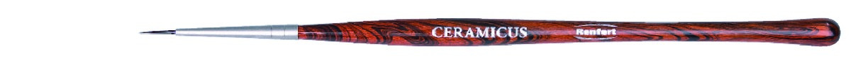 Pinceaux Ceramicus RENFERT - Le lot de 2 - Taille 1/0