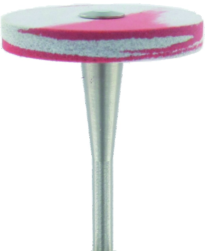 Polissoir zircone Shine roue rouge marbré DENTIFY L'unité