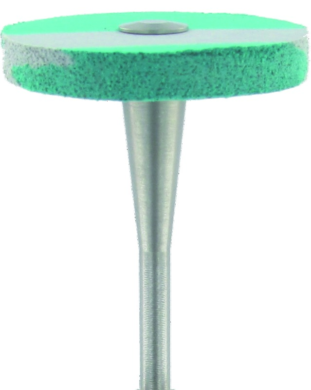 Polissoir zircone Shine roue vert marbré DENTIFY L'unité