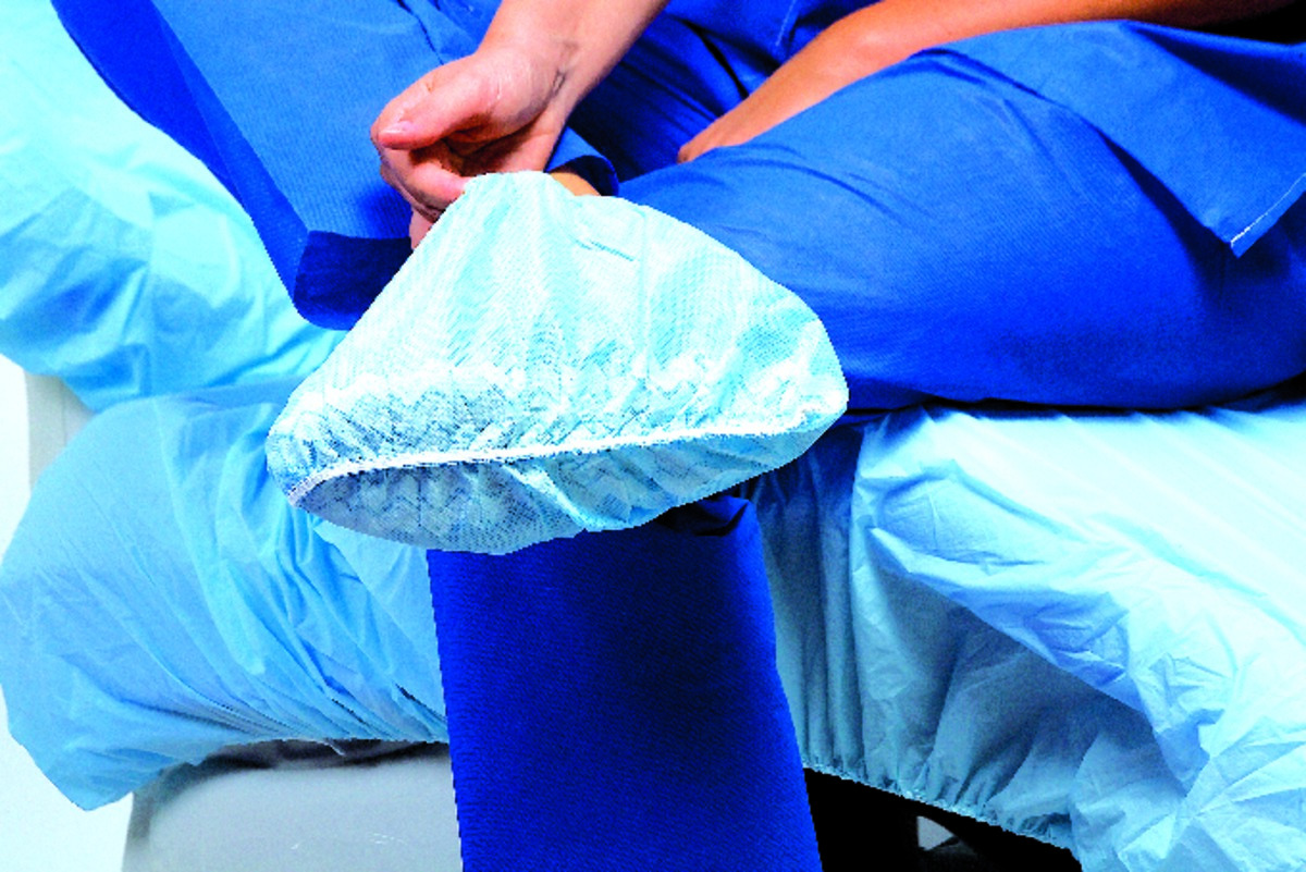 Sur-chaussures OMNIA - Anti-dérapantes avec élastiques en TNT - Boîte de 100