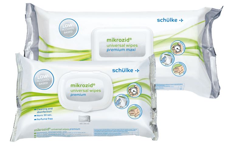 Lingettes Mikrozid Universal Premium SCHULKE - Sachet de 80