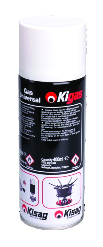 Recharge de gaz Kisag 400ml - A l'unité 