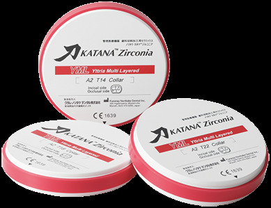 Disque de zircone Katana YML KURARAY