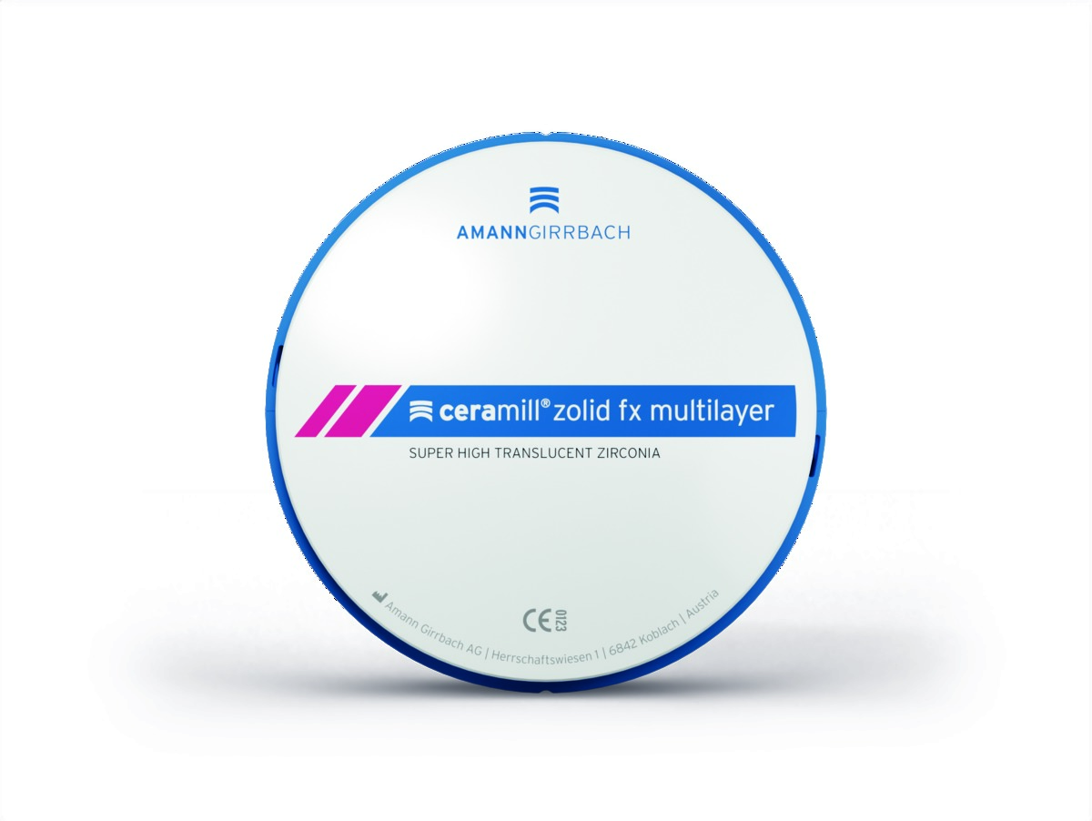Disque Ceramill Zolid FX ML A3,5/A4 98x20 AMANN