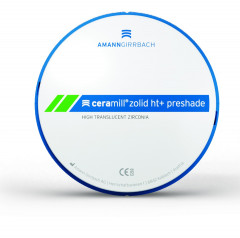 Disque Ceramill Zolid HT+ PS A4 98x16mm AMANN