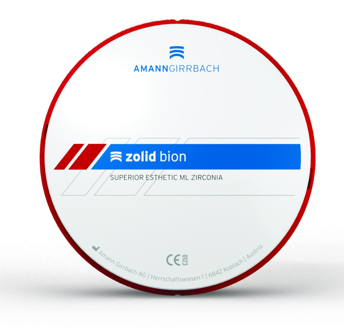 Disque de zircone Zolid Bion Amann Girrbach