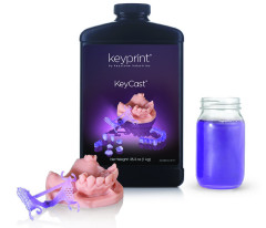 Résine Keyprint Keycast violet 0,5kg Keystone