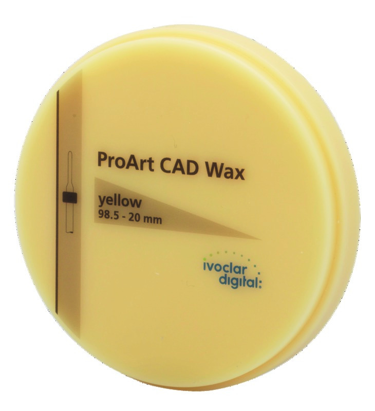Disque ProArt CAD Wax yellow 98.5-20mm/1