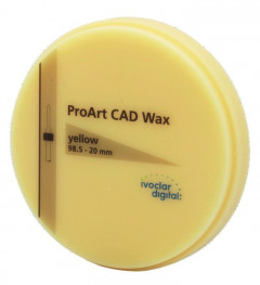 Disque ProArt CAD Wax yellow 98.5-20mm/1