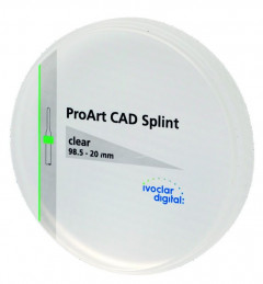 Disque ProArt CAD Splint clear 98.5-16mm/1