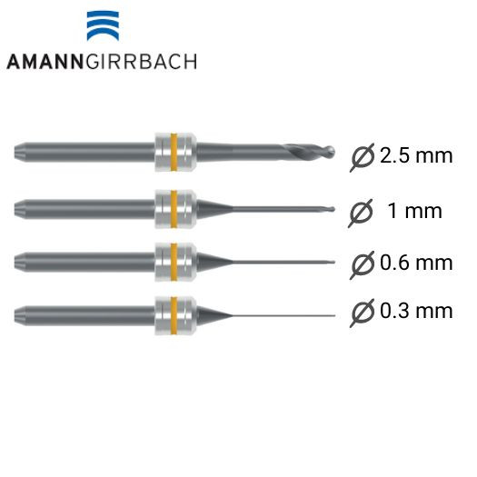 Fraise jaune RFID SC Amann Girrbach