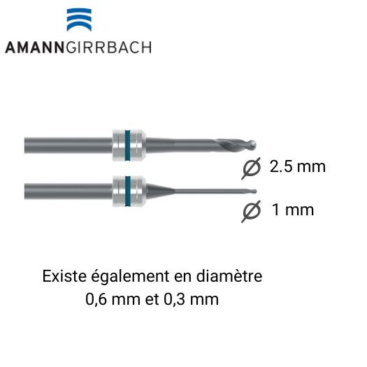Fraise bleue RFID Sintron Amann Girrbach