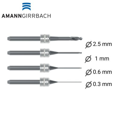 Fraise blanche RFID  matériaux hybrides AMANN GIRRBACH