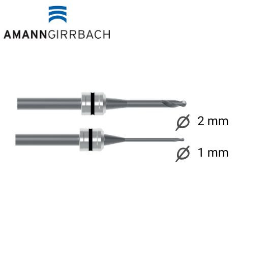 Fraise noire RFID Titane Amann Girrbach