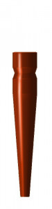 Tenons Coniques Calcinable L 11mm Orange - Boîte de 40 - CONNECT'IC