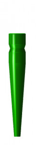 Tenons Coniques Calcinable L 12mm Vert - Boîte de 40 - CONNECT'IC