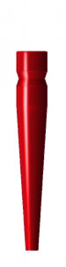 Tenons Coniques Calcinable L 13mm Rouge - Boîte de 40 - CONNECT'IC