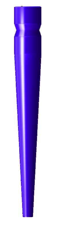 Tenons Coniques Calcinable L 16mm Violet - Boîte de 40 - CONNECT'IC
