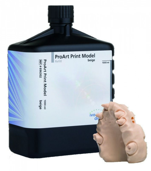 ARSEUS LAB : Résine d'impression 3D ProArt Print Model Beige PrograPrint 1L  IVOCLAR