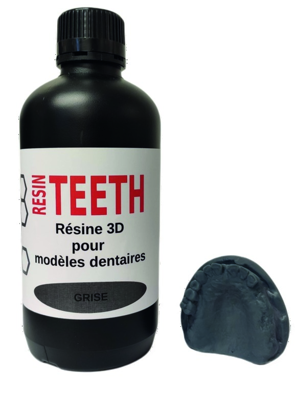Résine 3D Resin Teeth J-COM grise 1Kg