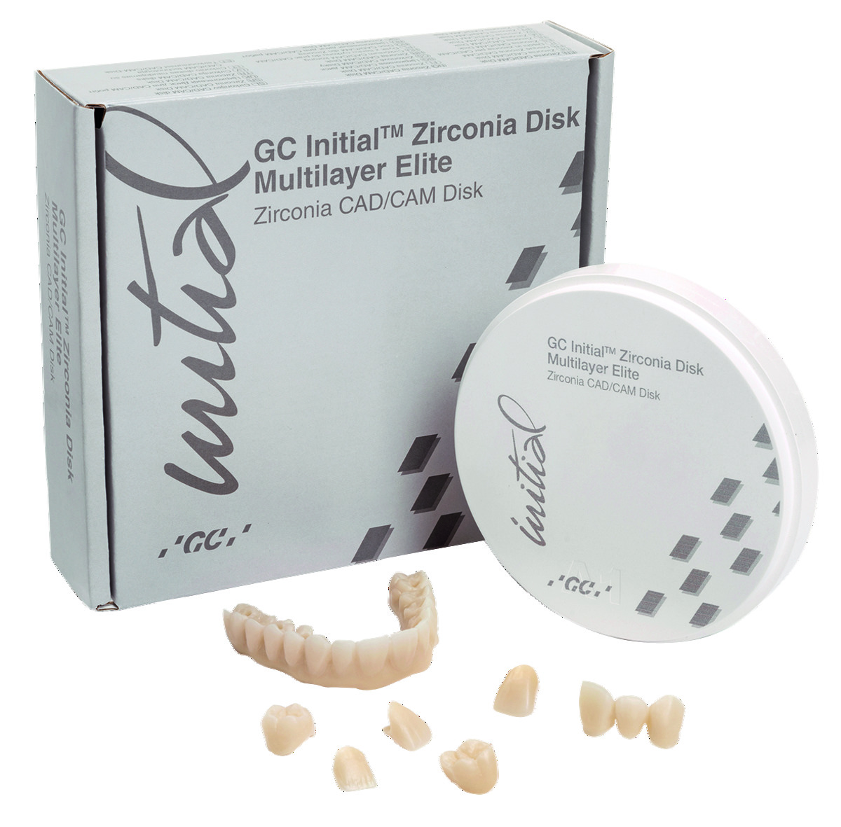 Initial Zirconia Disk Multilayer Elite - 25x98,5mm - GC