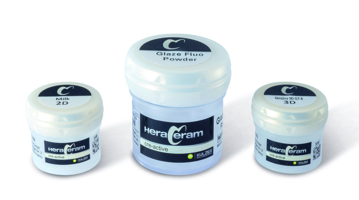 HeraCeram Cre-active - 2D Opaque - Espresso Powder - 3g - Kulzer