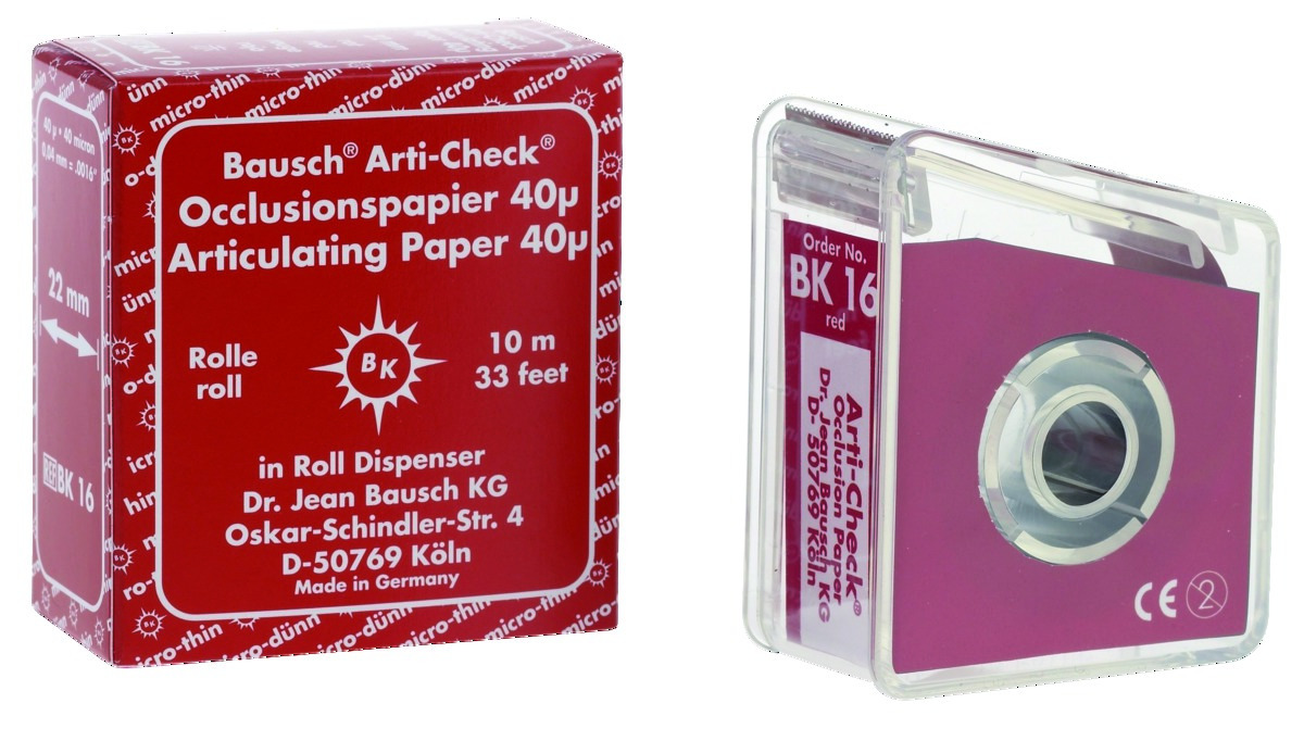 Arti-Check Micromince 40µ BAUSCH - BK16 - rouge - Rouleau de 10m