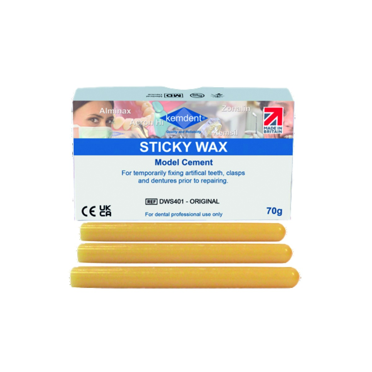 CIRE COLLANTE STICKY WAX 70G DWS401 ORIG.12 BATONS