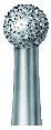 Fraise diamantée KOMET - Boule 801 n° 014 - Gros - Boîte de 5