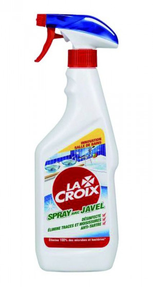 LA CROIX Spray nettoyant 5en1 avec javel 500ml pas cher 