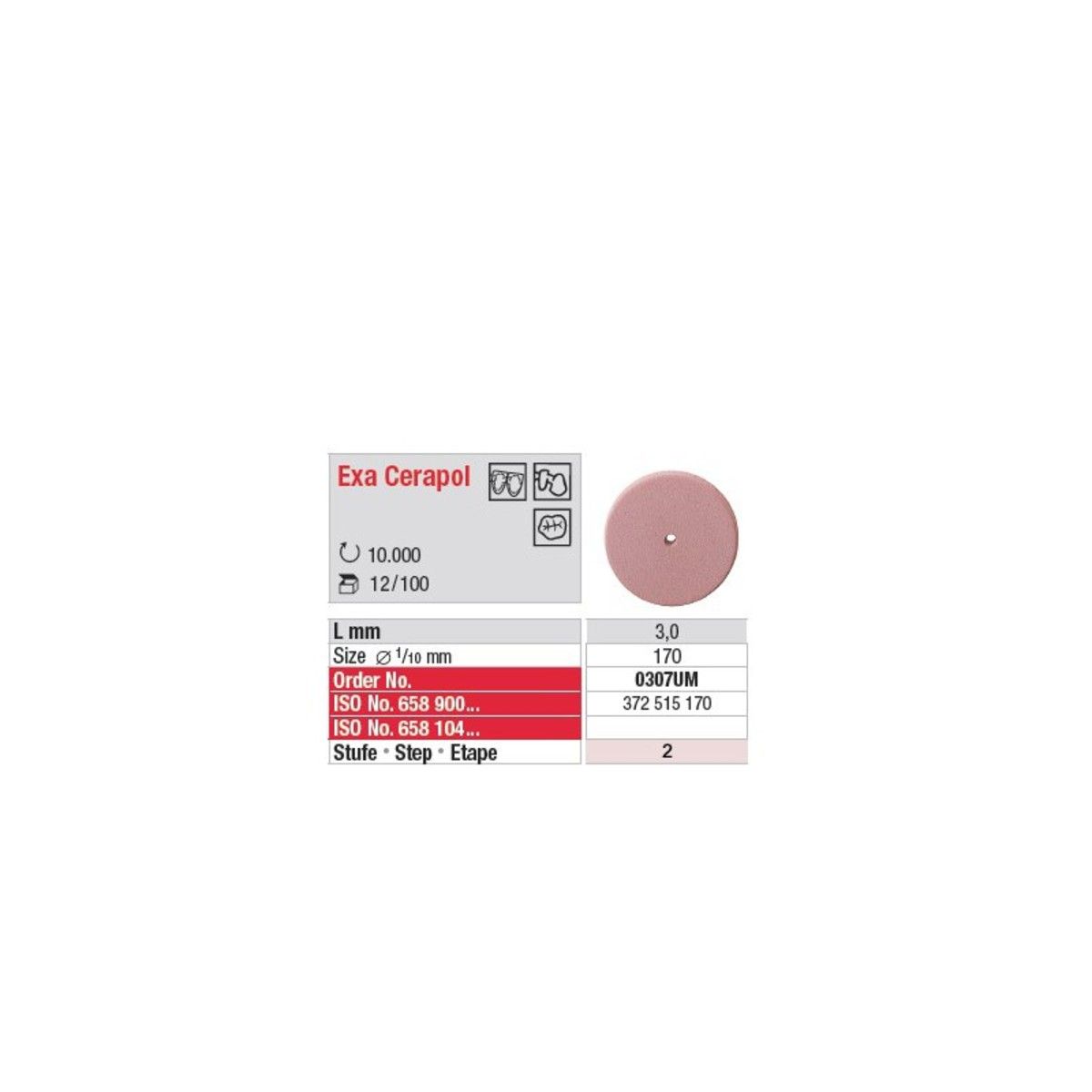 Exa Cerapol non-monte rose 0307UM (100)