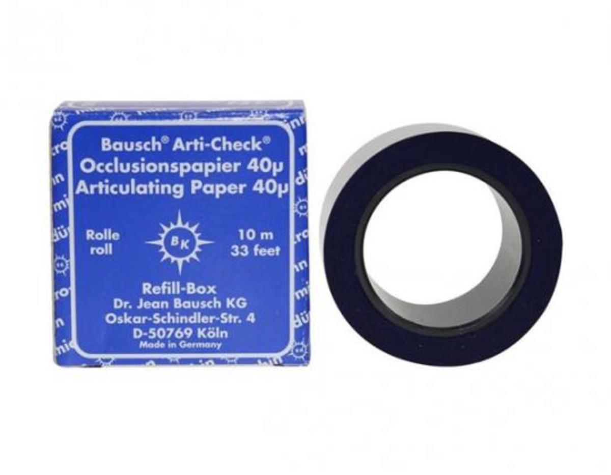 PAPIER ARTICULATION 40 MIC.22MM BLEU BK1015 BAUSCH