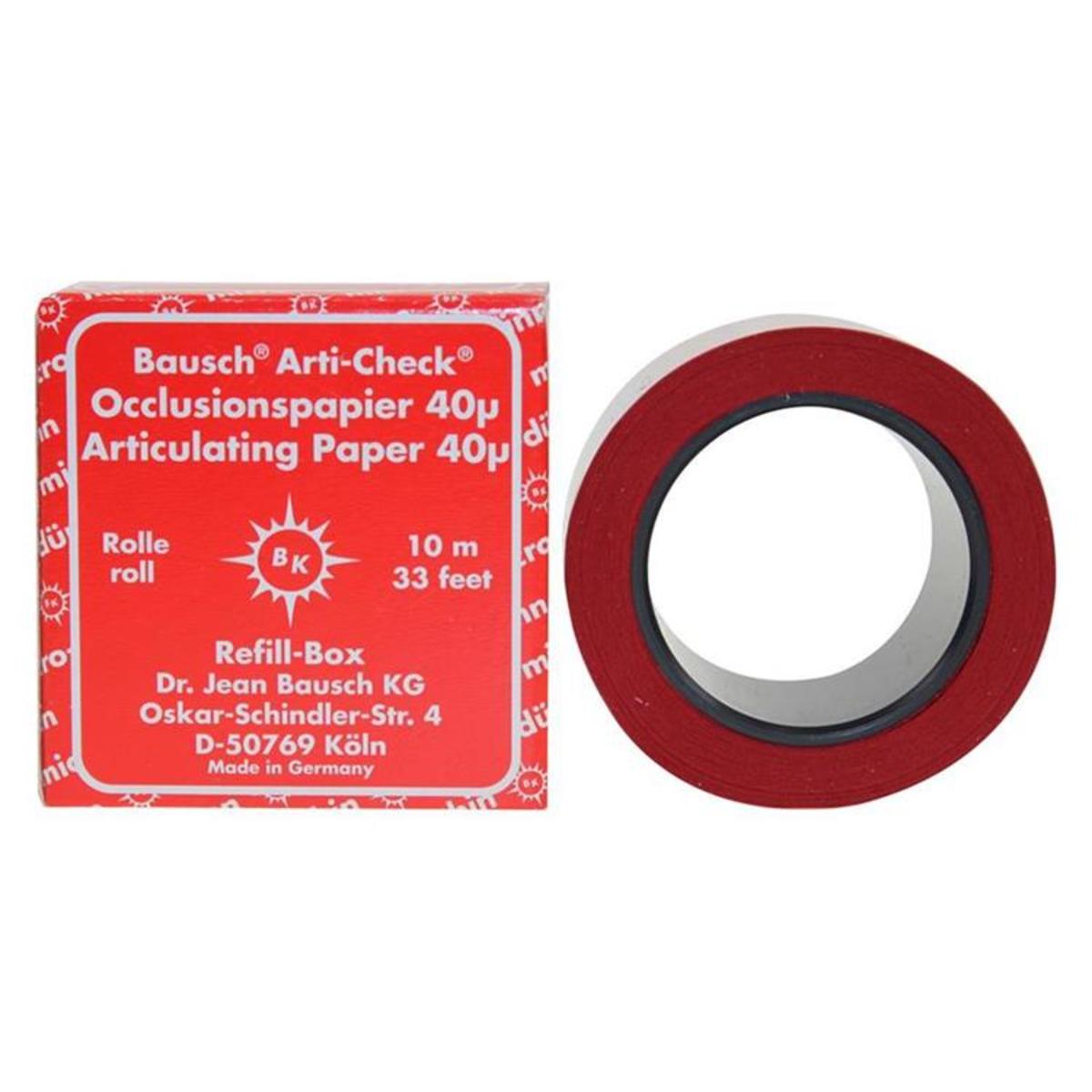 PAPIER ARTICULATION 40 MIC.22MM ROUGE BK1016BAUSCH