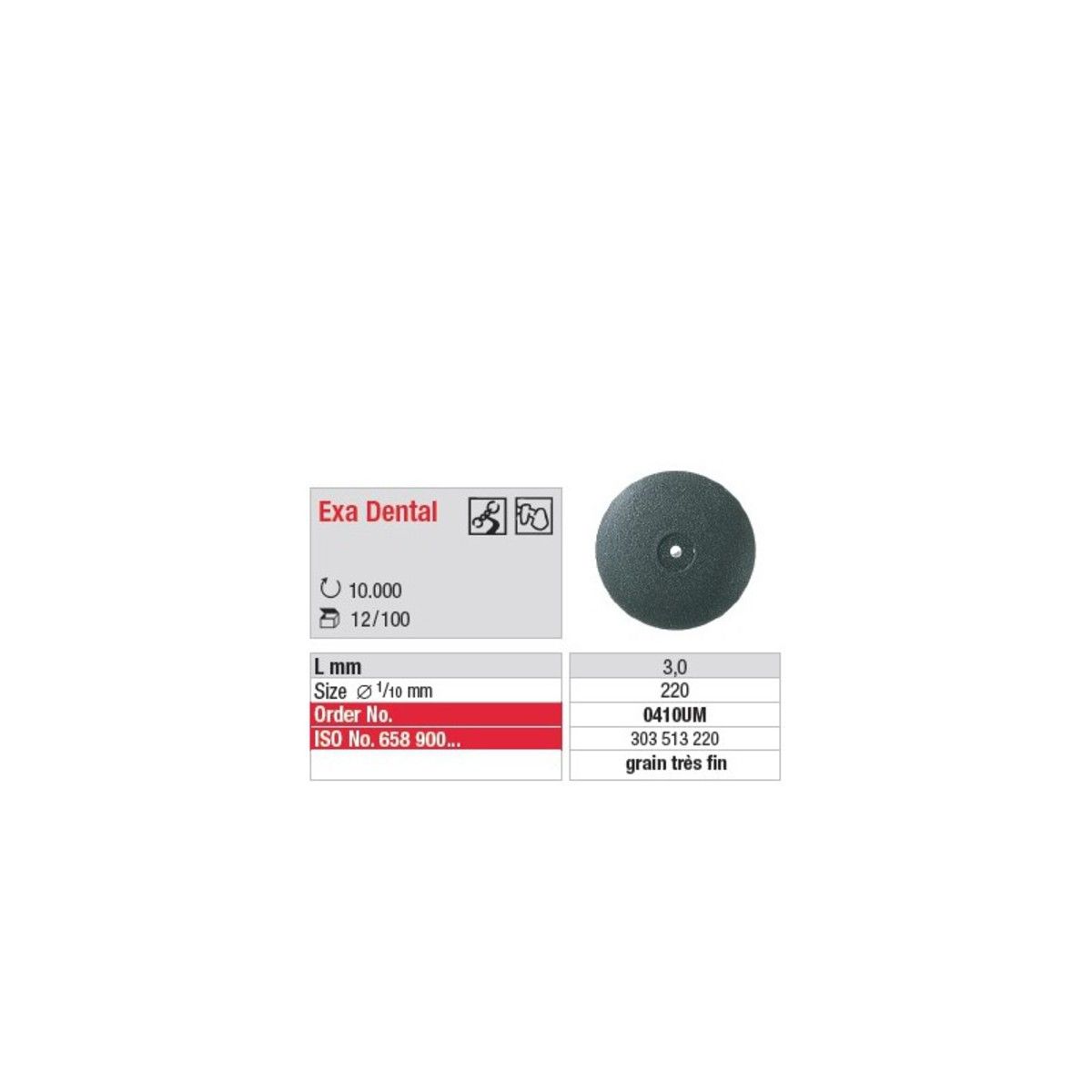 Exa Dental non-monte noir 0410UM (12)